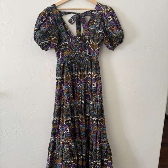 Cleobella Mosaic Ikat Midi/Maxi Dress - Picture 5 of 8